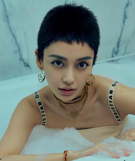 杨颖短发图片,杨颖演绎时尚短发造型